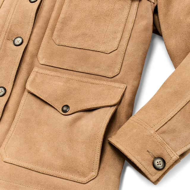 Filson Women’s Suede Leather Cruiser Tan