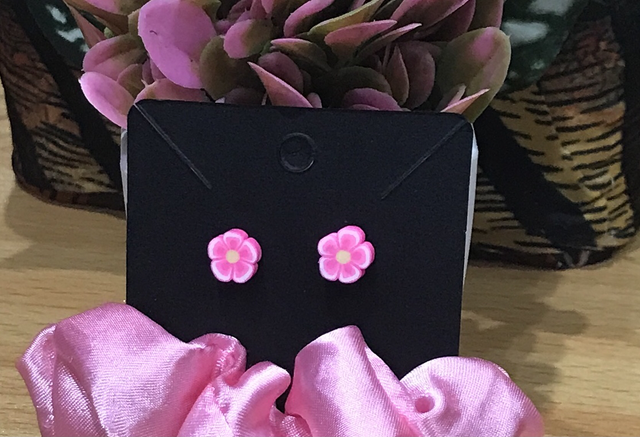 Children Pink Earrings - CPE08