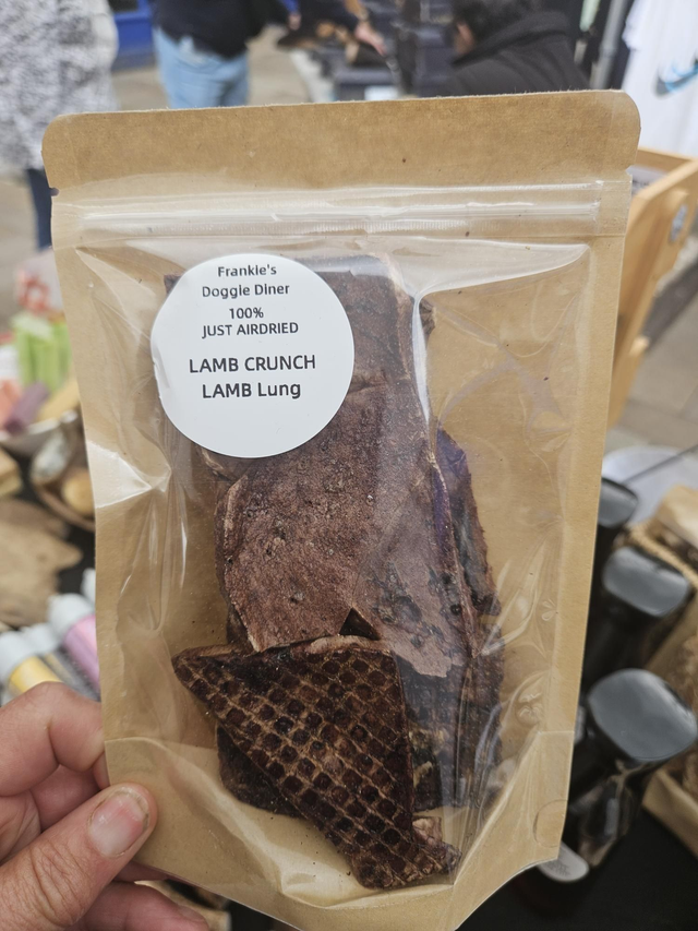 LAMB CRUNCH lamb lung  Sealed kraft pack