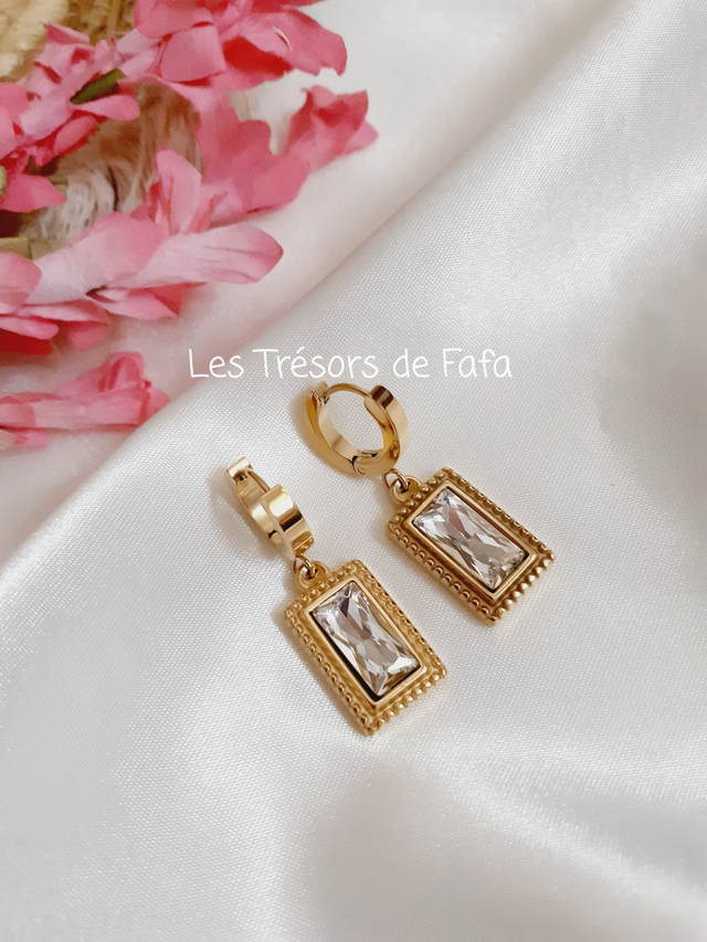 Boucles d'oreilles ROSA