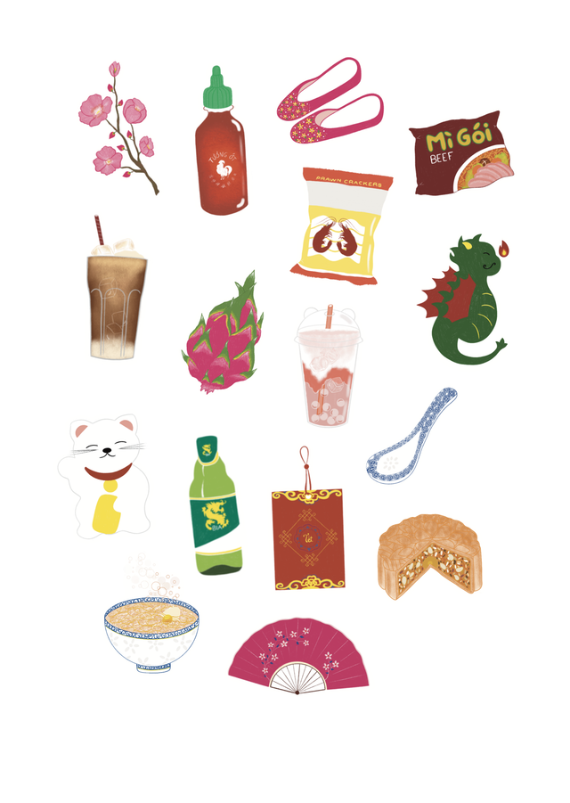 Lot de 16 stickers