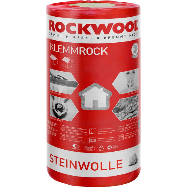  Rockwool Klemmrock Dämmwolle WLG 035 – 180 mm | 62,5 m²