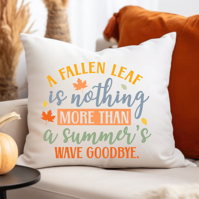 A Fallen Leaf Is Nothing More Than A Summer Wave Goodbye 
