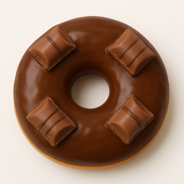 Donut Nutella Kinder Bueno