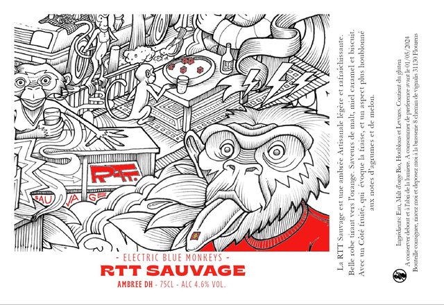 Bouteille 75cl Rousse Dry Hop "RTT Sauvage"