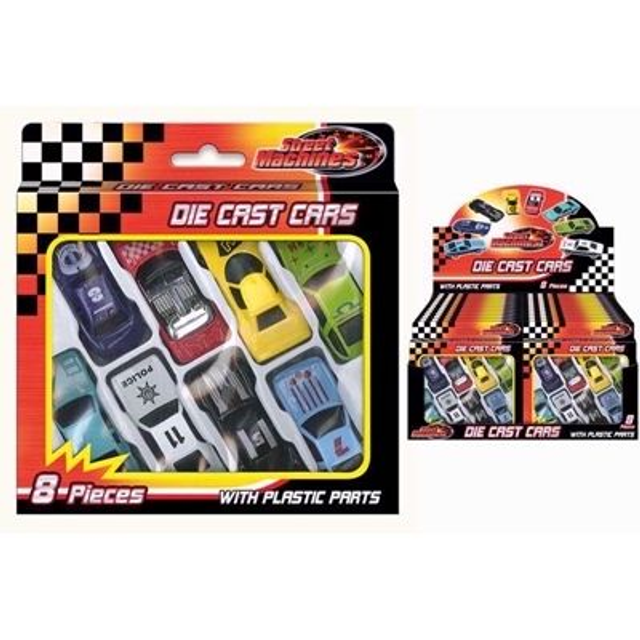 Street Machines Die-Cast Cars 8 Pack - £4.50 