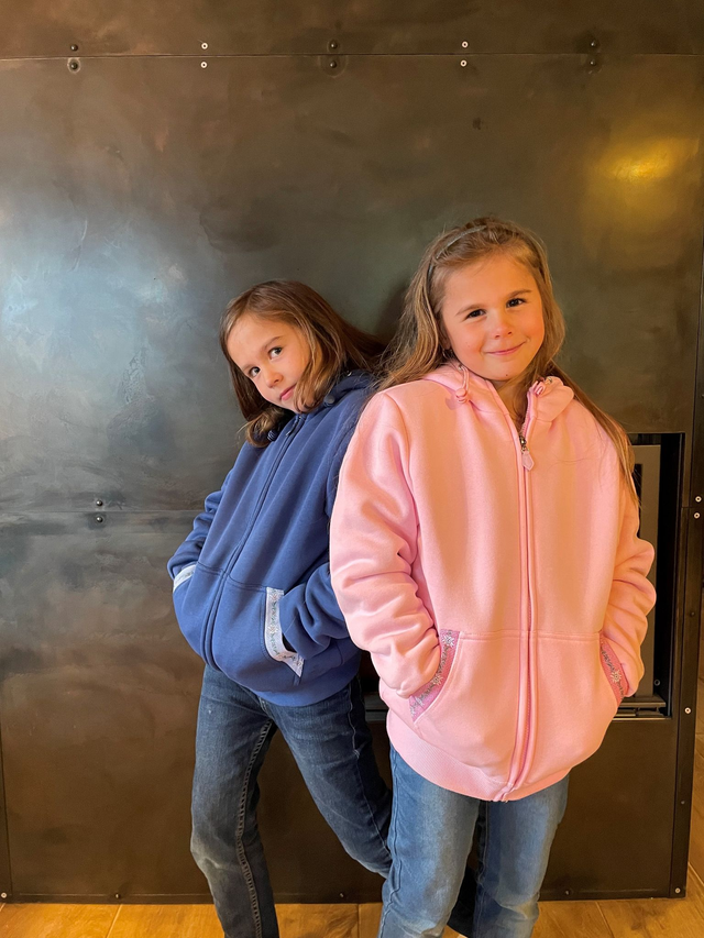 Sweat à capuche avec fermeture éclair - doublé