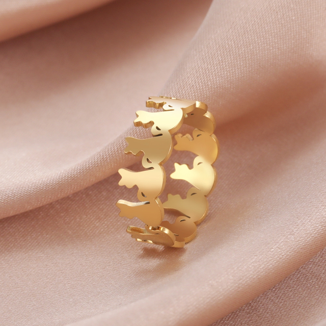Gold Kittycat Ring