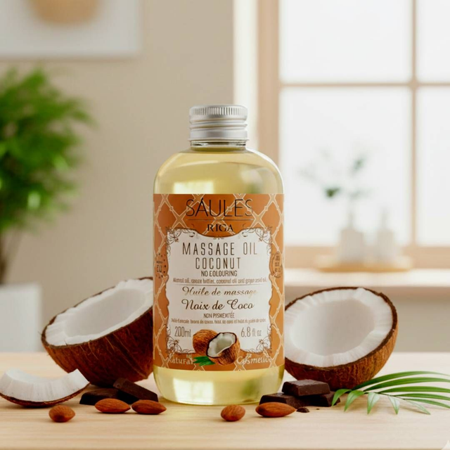 Olio Corpo al Cocco Saules – Idratazione Naturale Profonda 200ml | Yohoessential