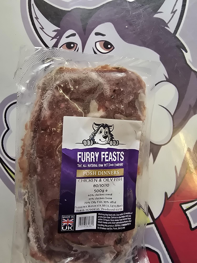 Chicken and Oily Fish 500g Flat Pack