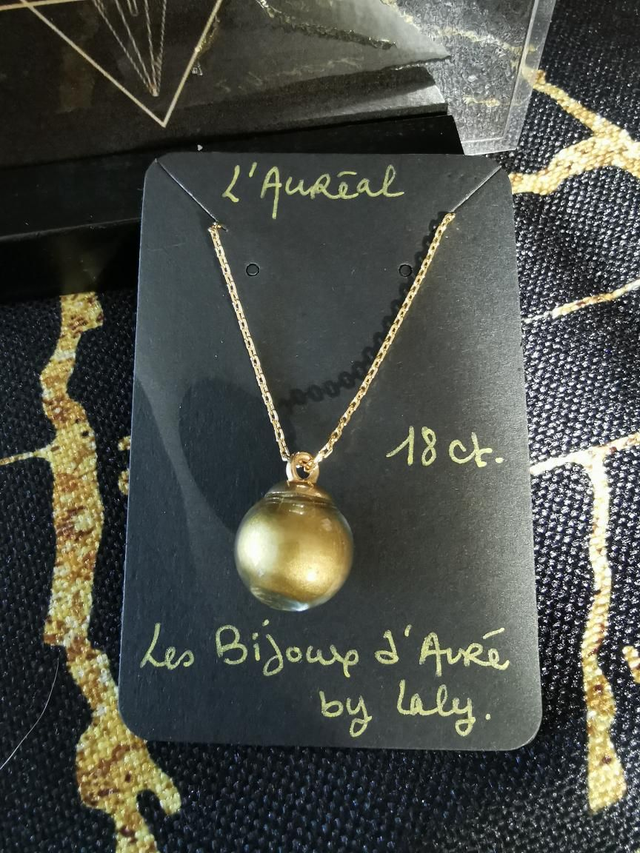 L'Auréal chaîne plaquée or 18 carats