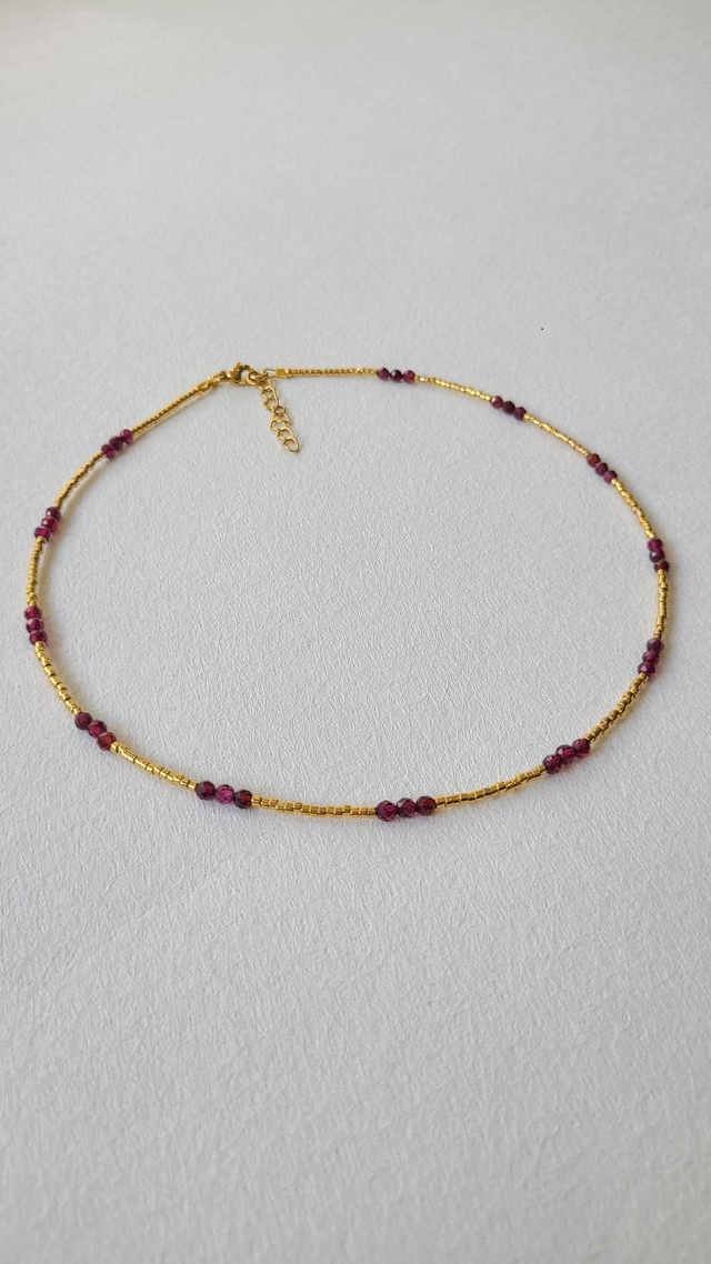 Collier Éline - Rubis