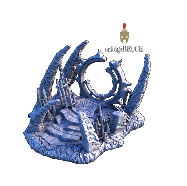 Chaos Portal Ruine | 28mm Tabletop RPG Miniatur | 3D Druck | Gebäude Terrain | Pathfinder Dungeons and Dragons D&D Wargaming