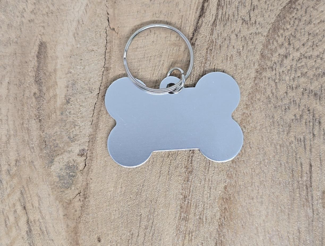 Collar Tag -Bone-