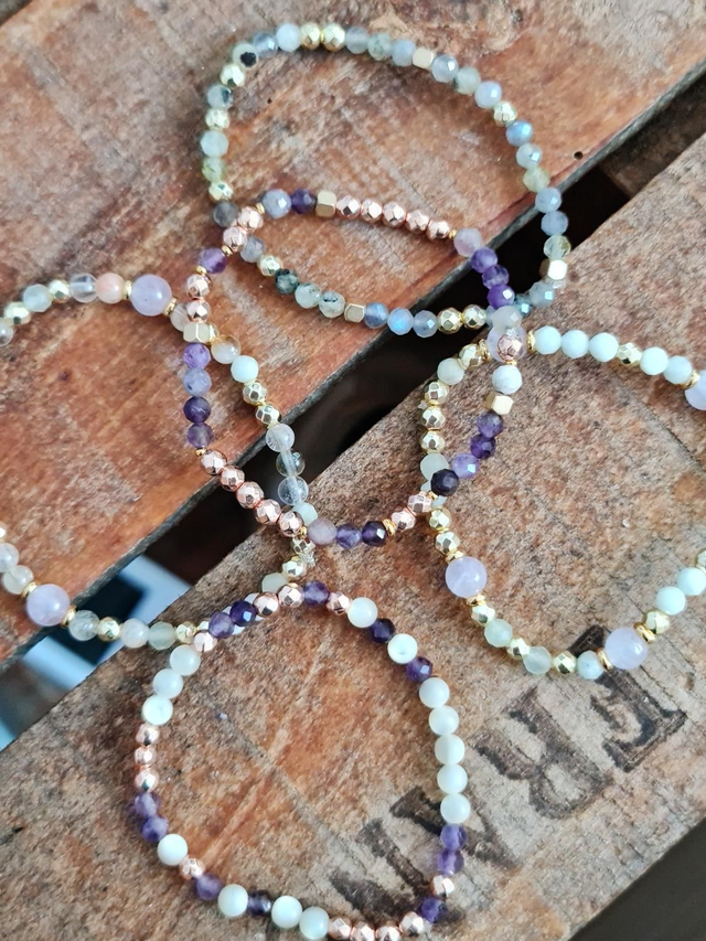 Lot bracelets fins harmonie