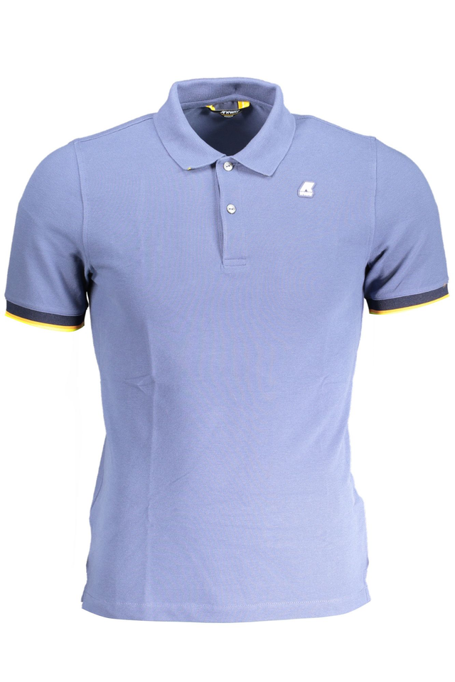 K-WAY POLO MANICHE CORTE UOMO BLU