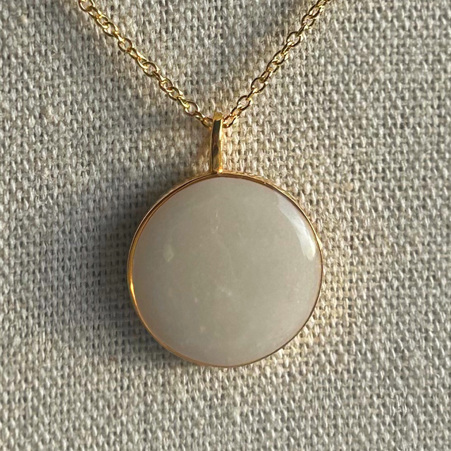 Medaljong grace • gullbelagt • 16mm • Luar