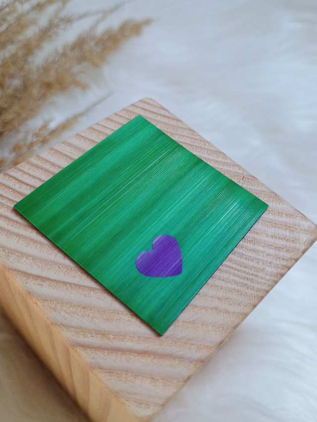 Magnet Carré bicolore