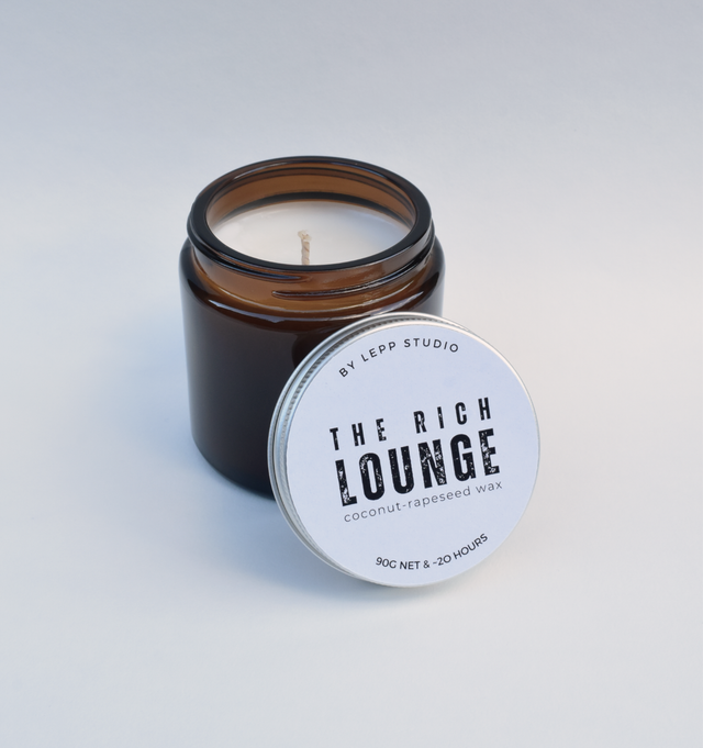 &quot;THE RICH LOUNGE&quot; candle 90g