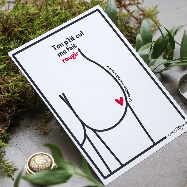 Carte postale P'tit Cul 🍑