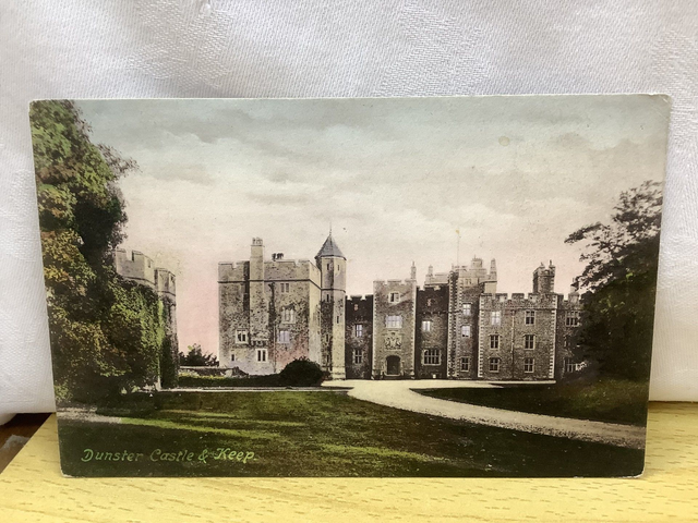 Dunster Castle And Keep, Somerset, F. Frith &amp; Co. Ltd vintage postcard. Our Ref No. R659 £2.25