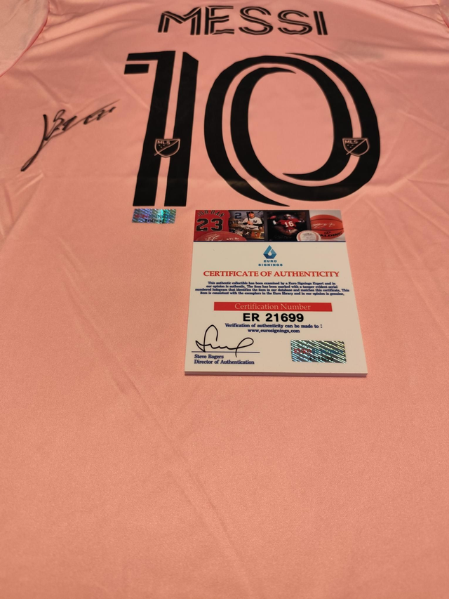 Gesigneerd Messi Inter Miami CF Thuisshirt – Collector’s Item.