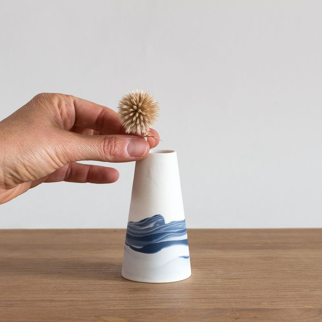 Vase - Mini - Horizons - Bleu nuit