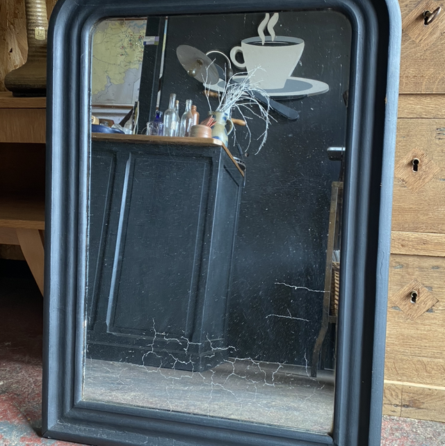 Miroir Louis Philippe noir
