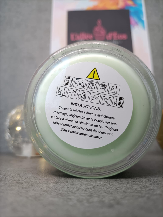 Bougie Gourmande Mojitae Menthalia - Parfum Mojito ( ModĂšle unique)