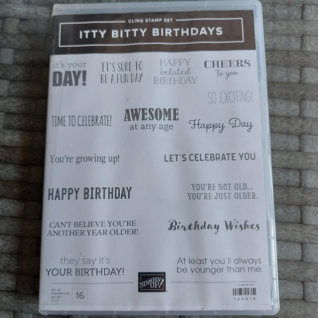 Itty Bitty Birthdays stamp set 