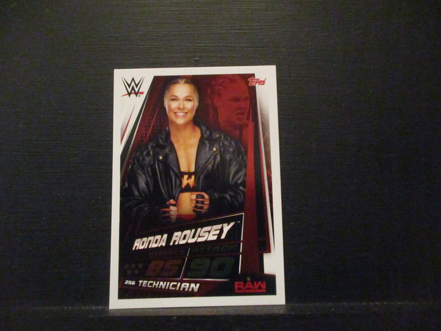 Ronda Roussey - Stars Of The Show Slam Attax Universe Original Trading Card #256
