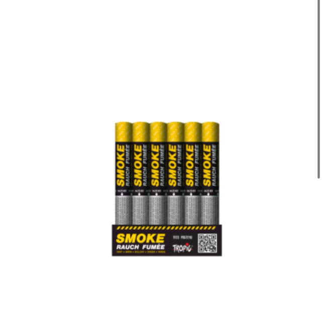 10 Fumigène à main jaune 