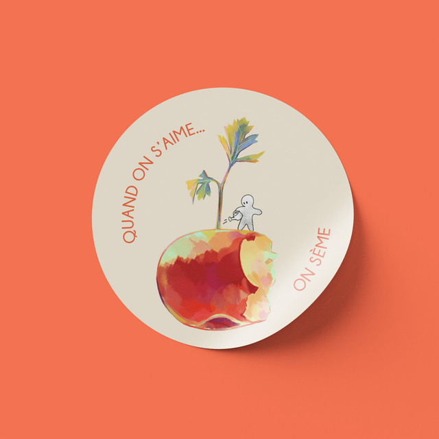 Sticker "Pomme"