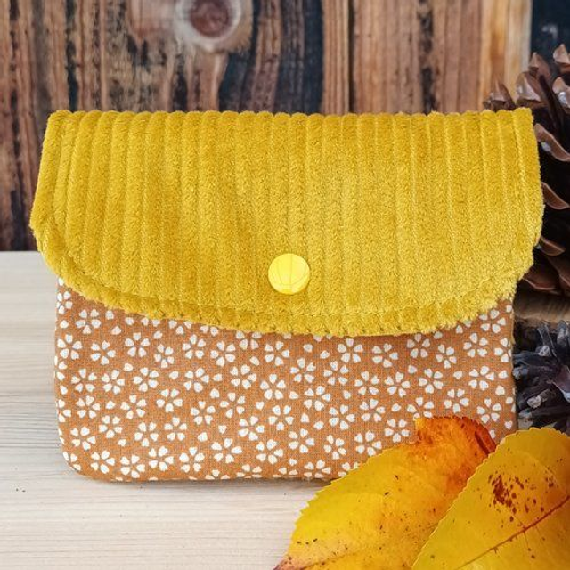 Porte-monnaie velours - Ainsi fée lili