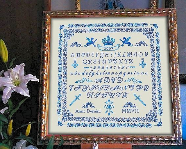 S11 "Royal Blue Sampler © 2006 by LGL