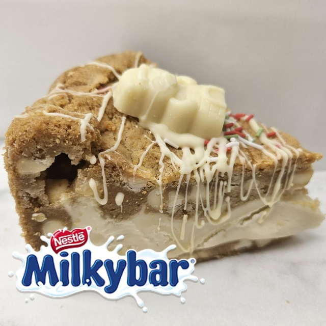 Festive Milkybar Cookie Pie Slice 