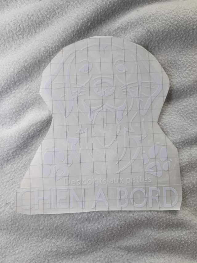 Stickers chien à bord 