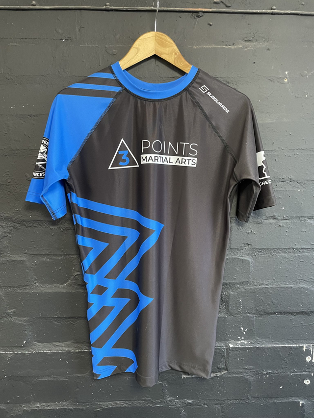 Rash Guard - Blue Belt - Short Sleeve