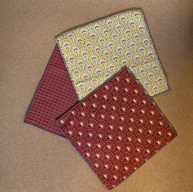 Essuie tout lavable carré 