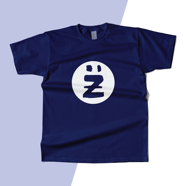 T-shirt Bleu Rond Zarhzä