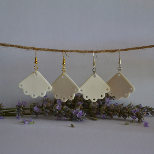 Boucles d&#039;oreilles &quot;Éventail&quot;