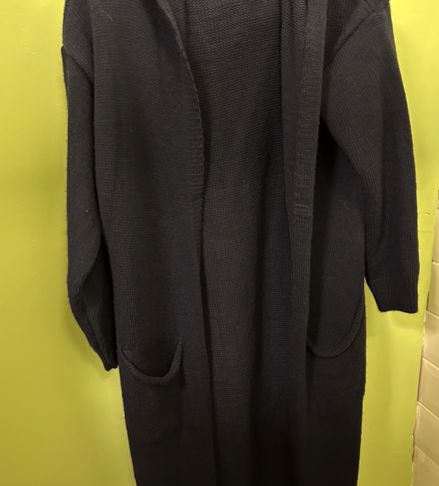 LMF - Long Navy Blue Cardigan - 782