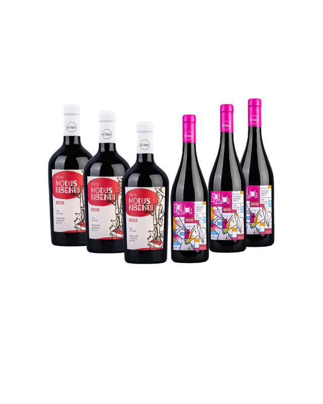 Bundle - 3 Glou Glou + 3 Rosso - All the Red wines