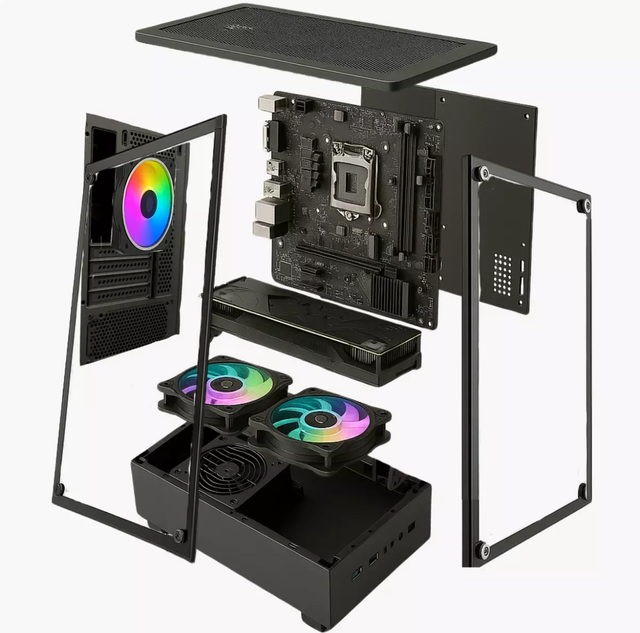 Pc Gamer Completo Intel 15 16Gb SSD 240Gb Placa de Video 2Gb Aquario Monitor 19