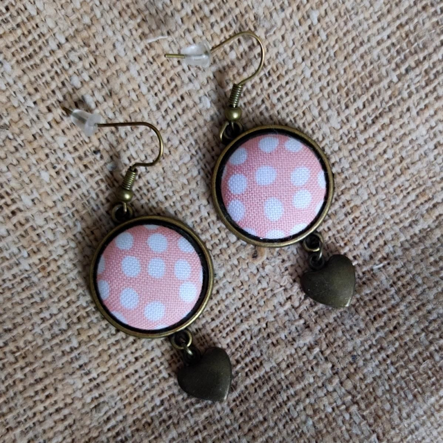 Boucles d'oreilles coeur 🩷