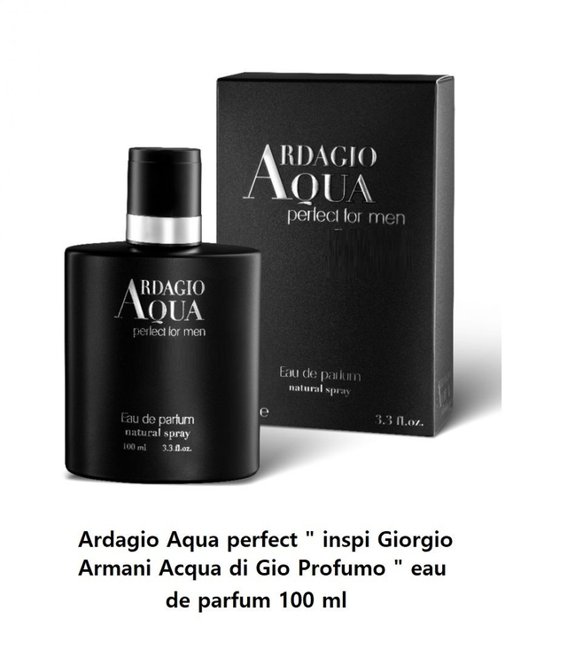 Ardagio Aqua perfect " inspi Giorgio Armani Acqua di Gio Profumo " eau de parfum 100 ml
