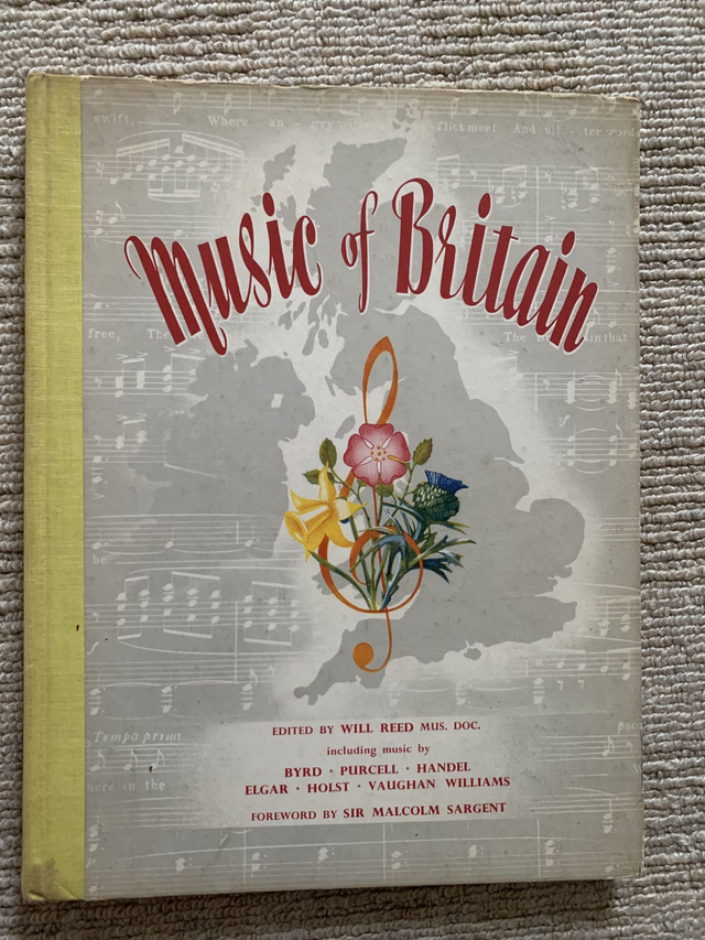 Music of Britain Hard Back Sheet Music book