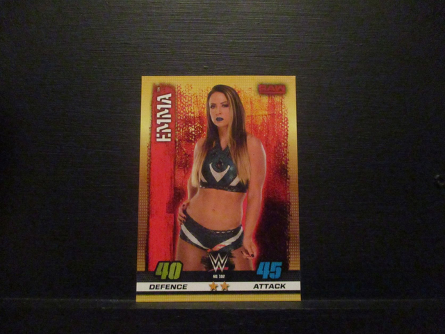 Emma - Raw Slam Attax 10th Edition Original Trading Card #102