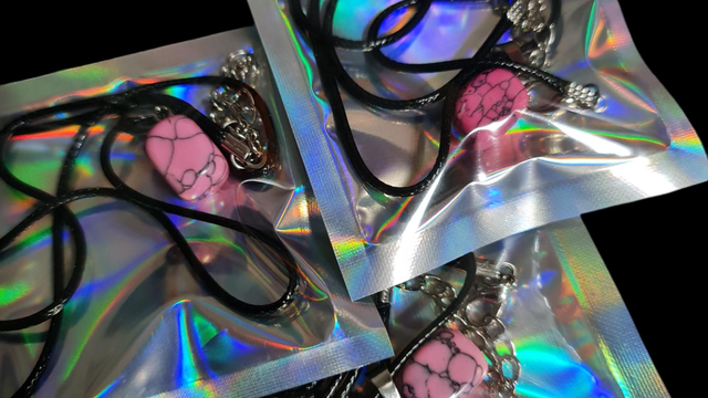 Pink Shell Turquoise Necklace 