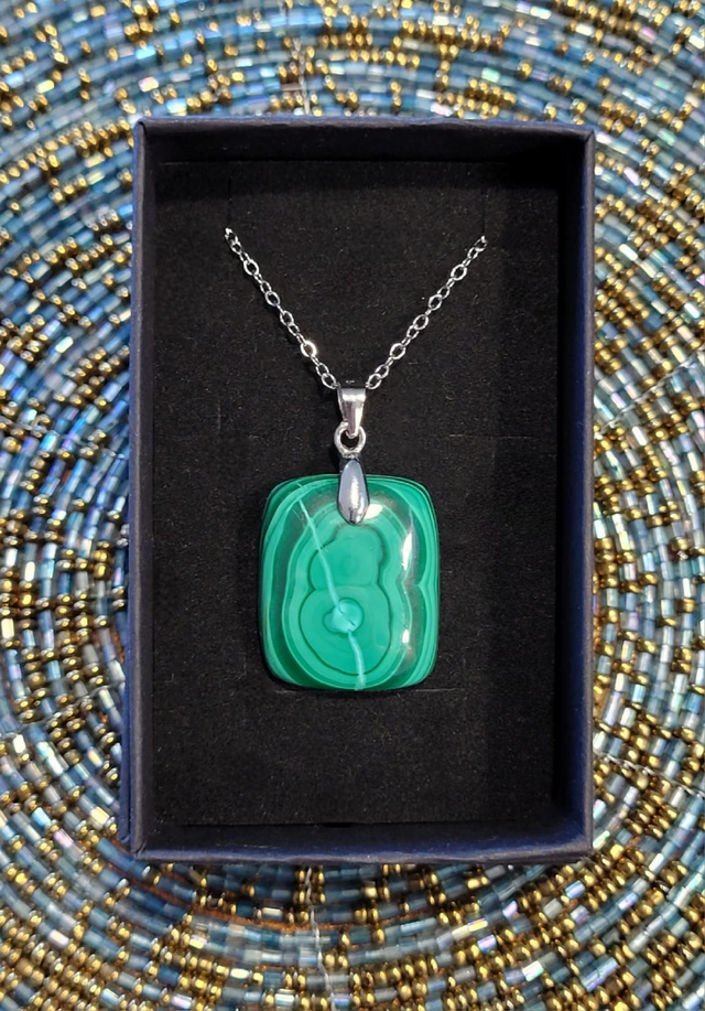 Pendentif Malachite 
